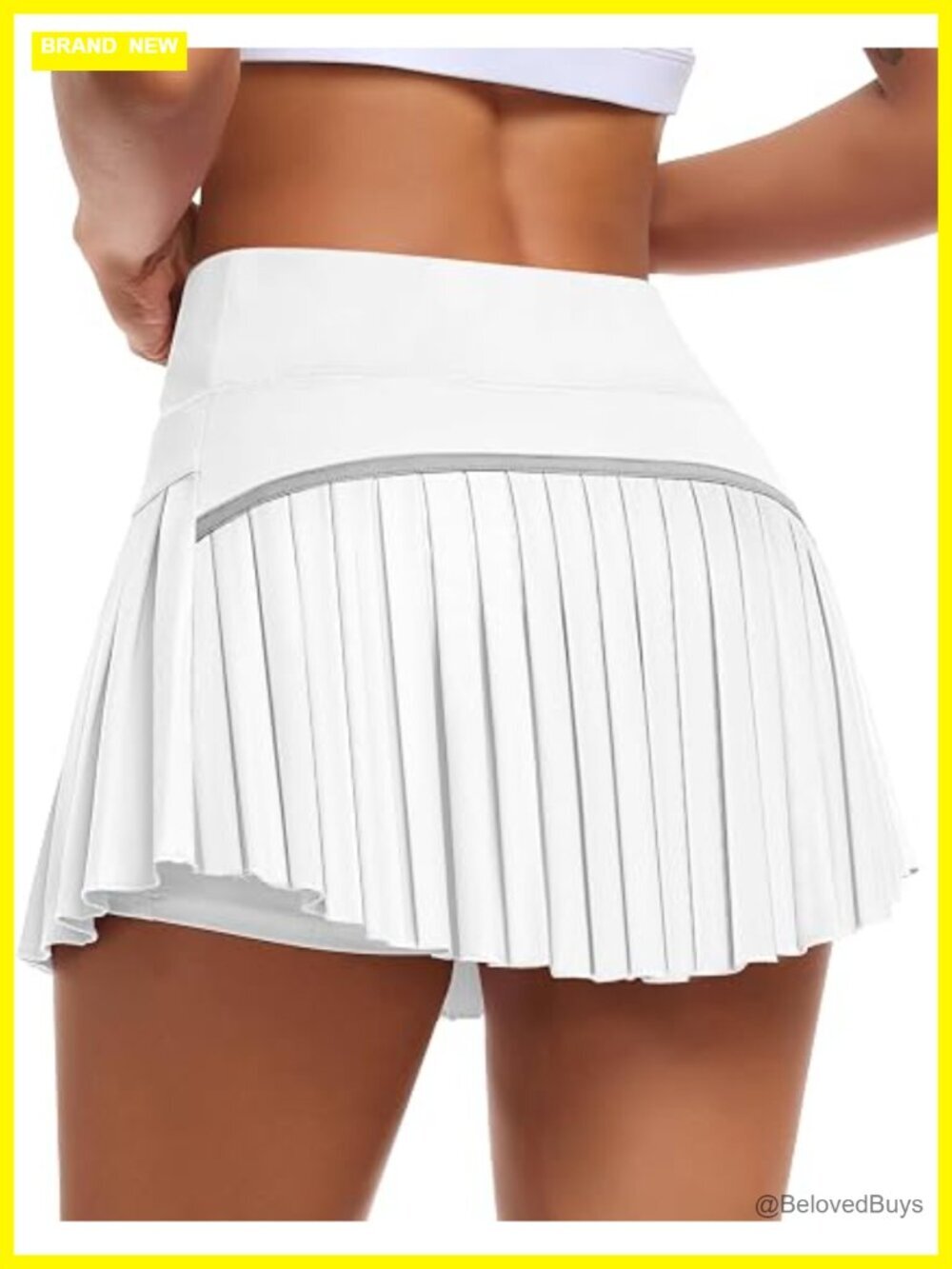 Pleated Tennis Skirt with Shorts High Waisted Golf Skort Athletic Skirt with